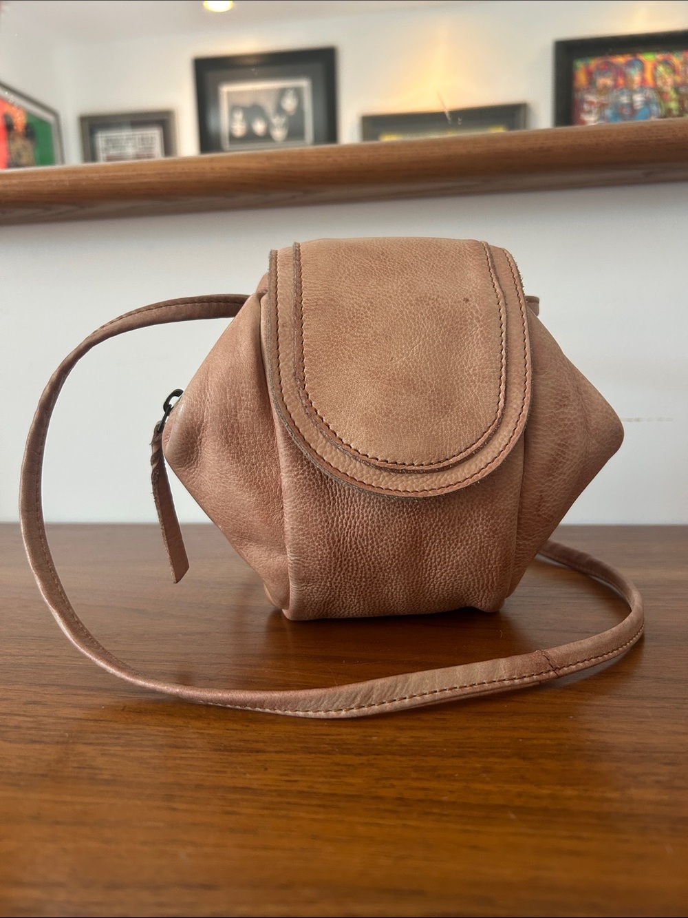 Cut N' Paste Leather Crossbody Bag - Free People
